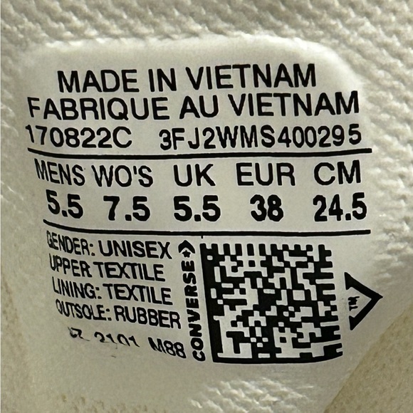 Converse Chuck Taylor All Star High top Pride Unisex wms. Sz. 7.5 men’s sz.5.5 - Picture 3 of 12